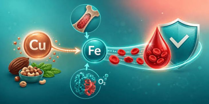 The Role of Copper in Red Blood Cell Formation and Energy Production
